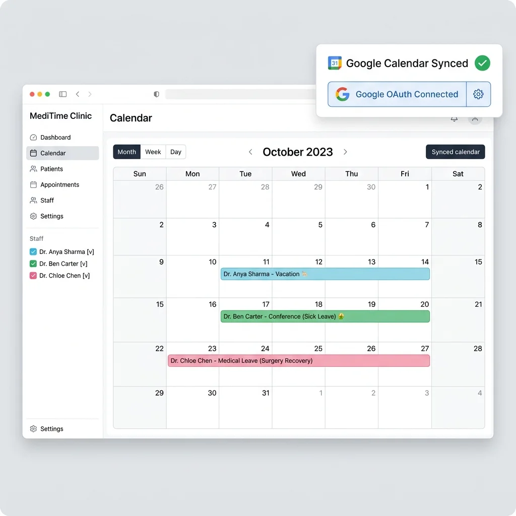 Google Calendar Sync